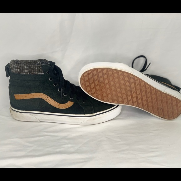 Vans SK-8 Hi-Top -  Suede on Suede - Size Men 7.5 / Women 9 - Picture 6 of 6